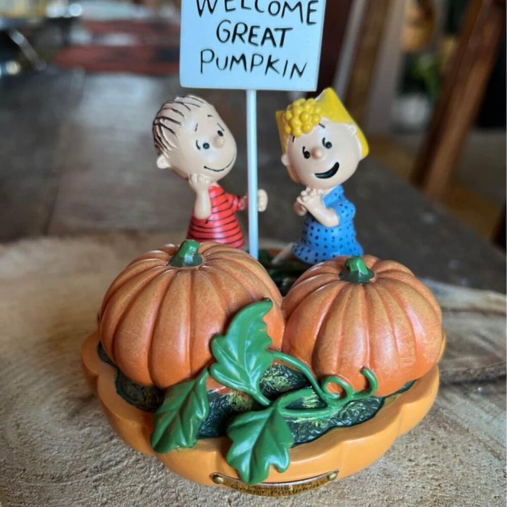 Halloween Hawthorne Village Peanuts By Bradford Exchange Set Of 9 characters - Picture 6 of 10